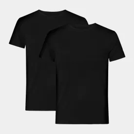 2 sorte bambus crew neck slim fit T-shirts