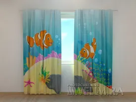 3D Curtain Clownfishes