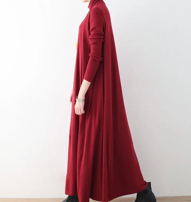 A-line Knit Long Women Dresses AMT962328