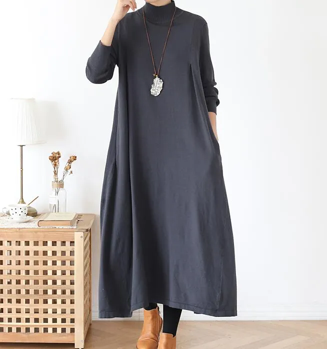 A-line Knit Long Women Dresses AMT962328