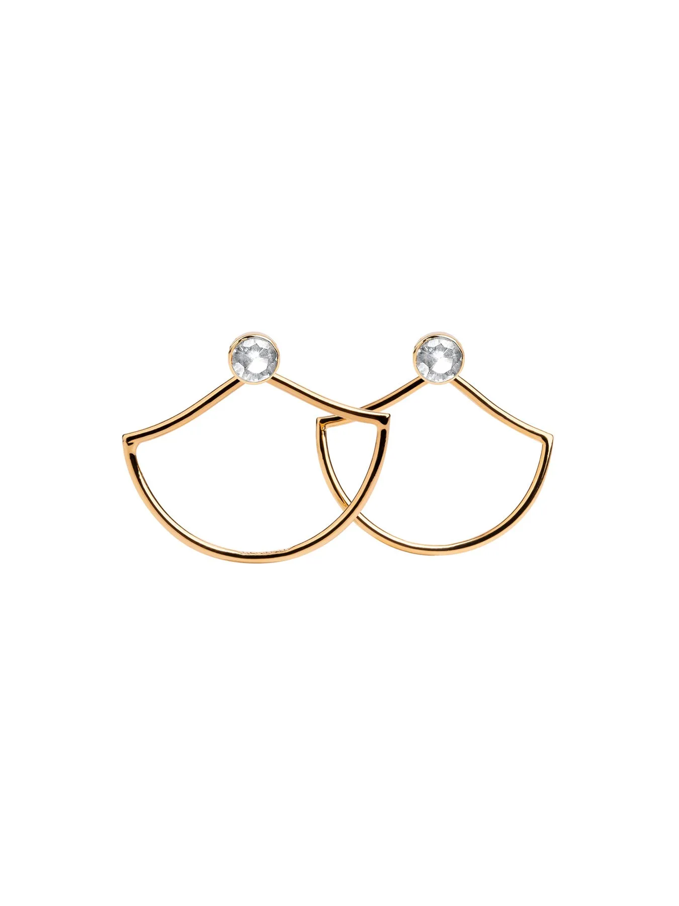 Arkoun Earring Jackets, Gold