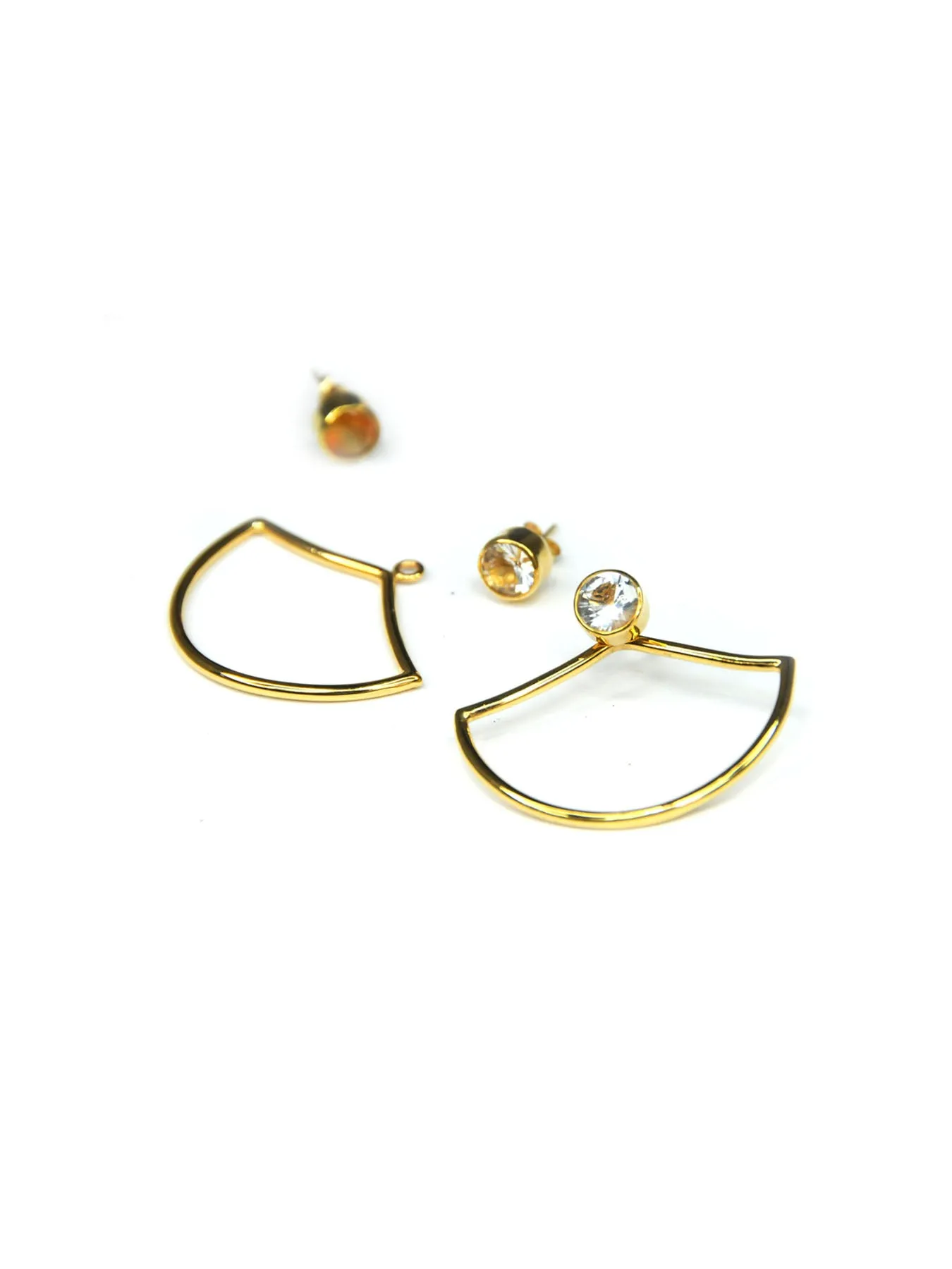 Arkoun Earring Jackets, Gold