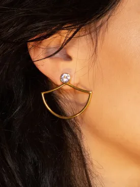 Arkoun Earring Jackets, Gold
