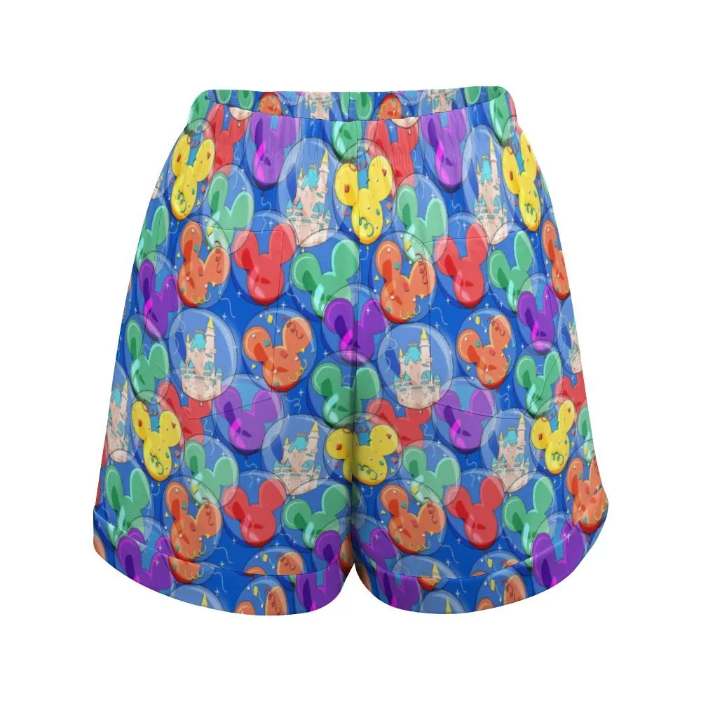 Balloon Collector Women's High-Waisted Loose Shorts With Pockets