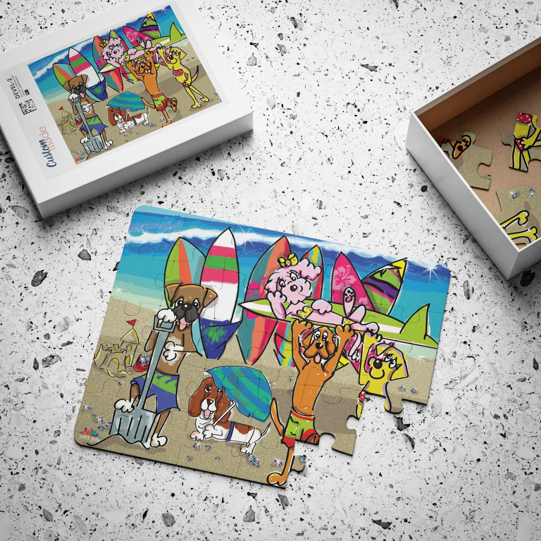 Beach Pawty Kids' Puzzle, 30-Piece