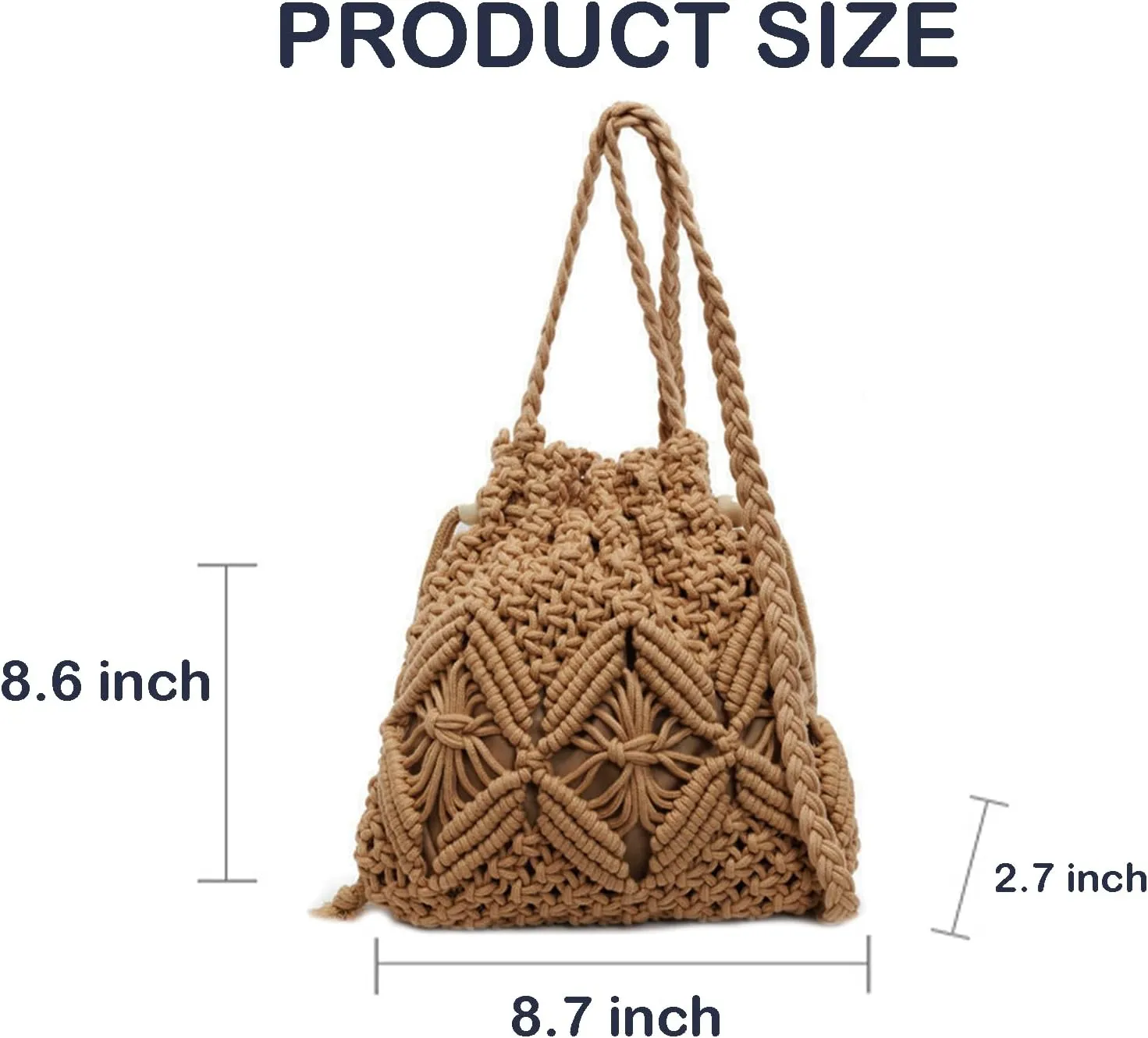 Beach Purse for Women Small Straw Crossbody Bags Trendy Summer Travel Purse Bucket Bags Woven Bag for Vacation