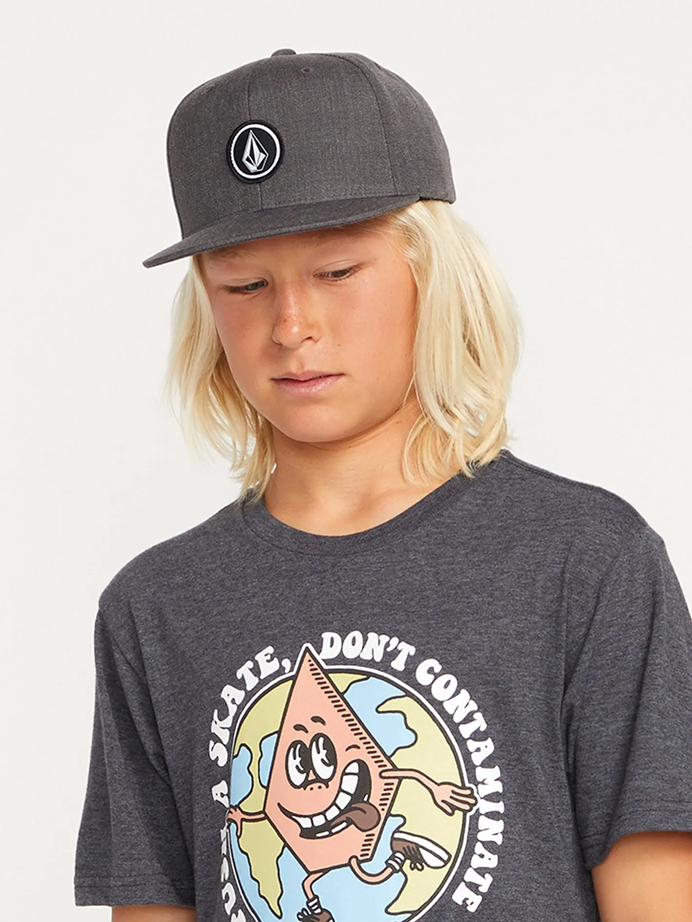 Big Boys Quarter Twill Hat - Charcoal Heather