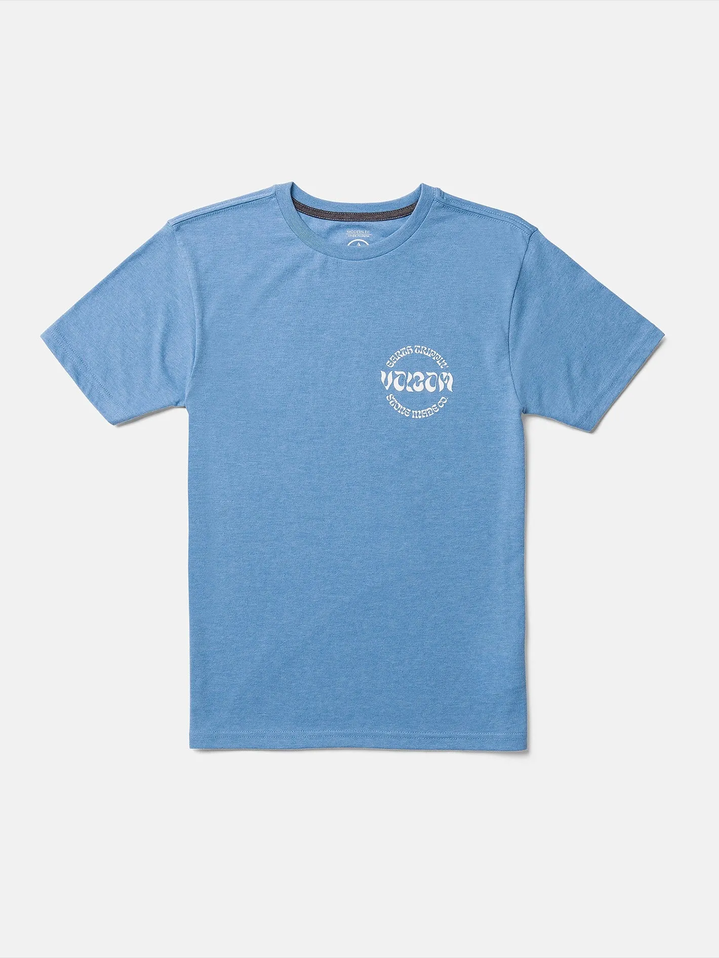Big Boys Stoneature Short Sleeve Tee - Blue Bird Heather