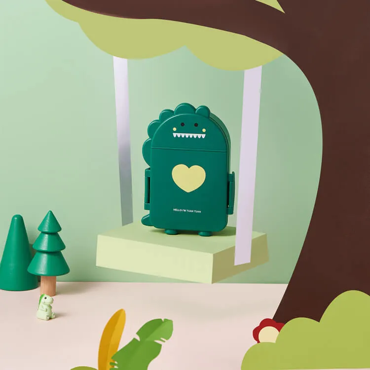 Cartoon Dinosaur Snack Box | Green