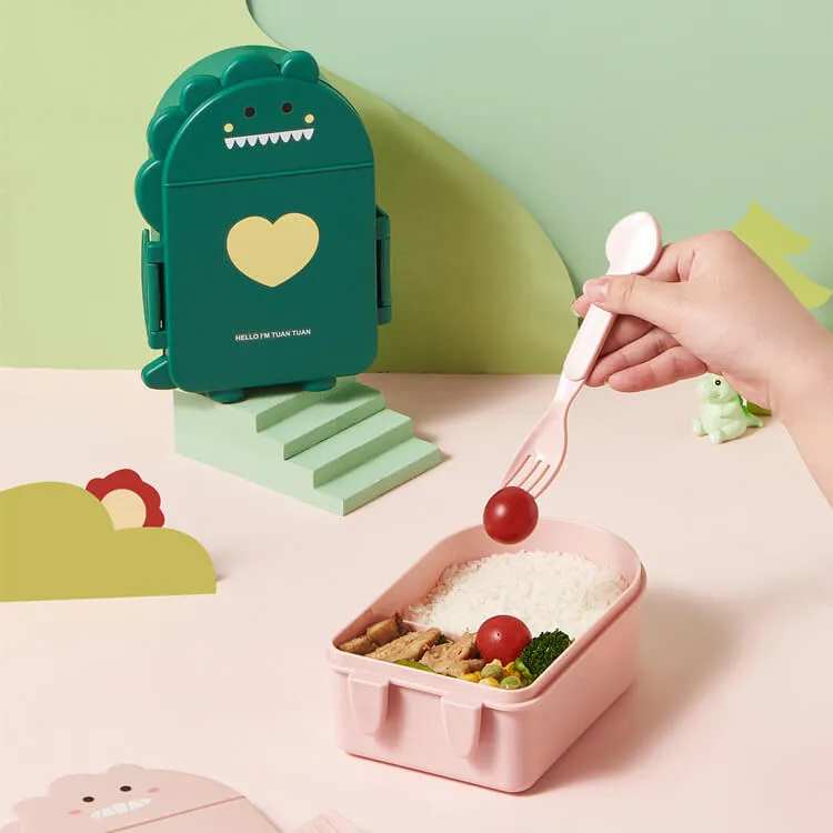 Cartoon Dinosaur Snack Box | Green