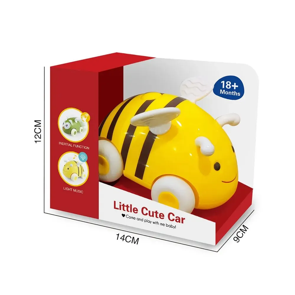 Cartoon Friction Car With Music Light