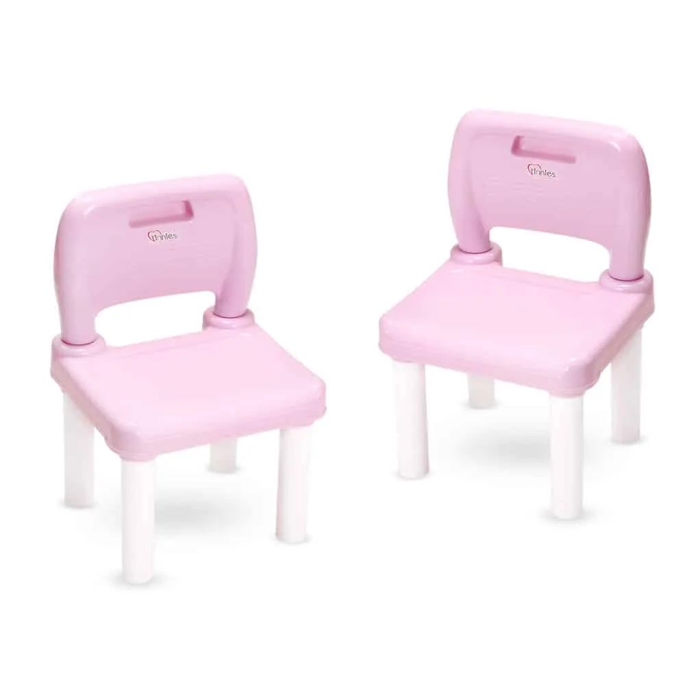 CHILDREN TABLE SET PINK