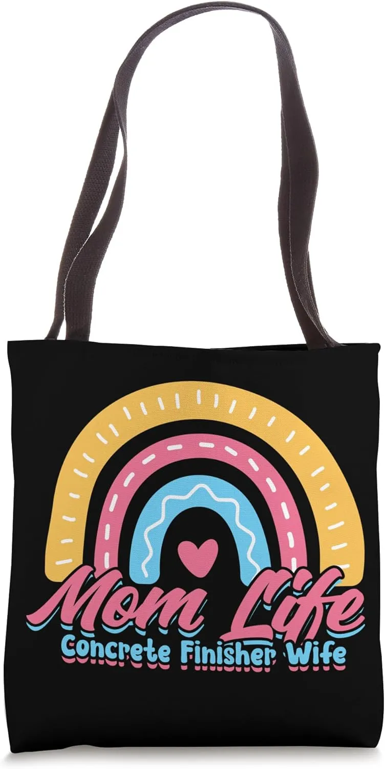 Concrete Life Concrete Wife Life Concrete Finisher Tote Bag