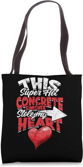 Concrete Life Concrete Wife Life Concrete Finisher Tote Bag