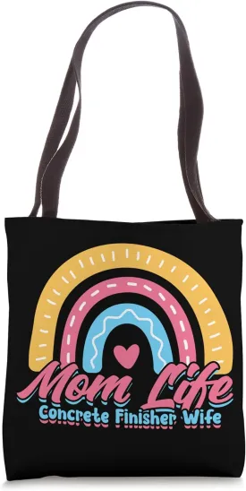 Concrete Life Concrete Wife Life Concrete Finisher Tote Bag