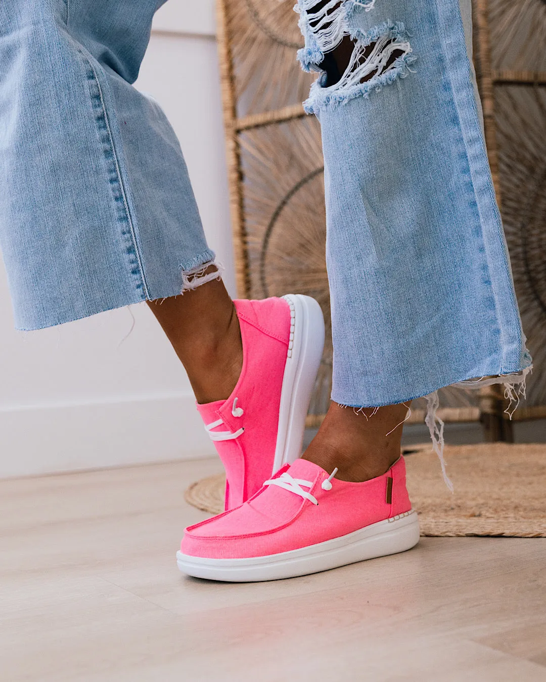 Corkys Kayak 2 Slip On - Neon Pink FINAL SALE