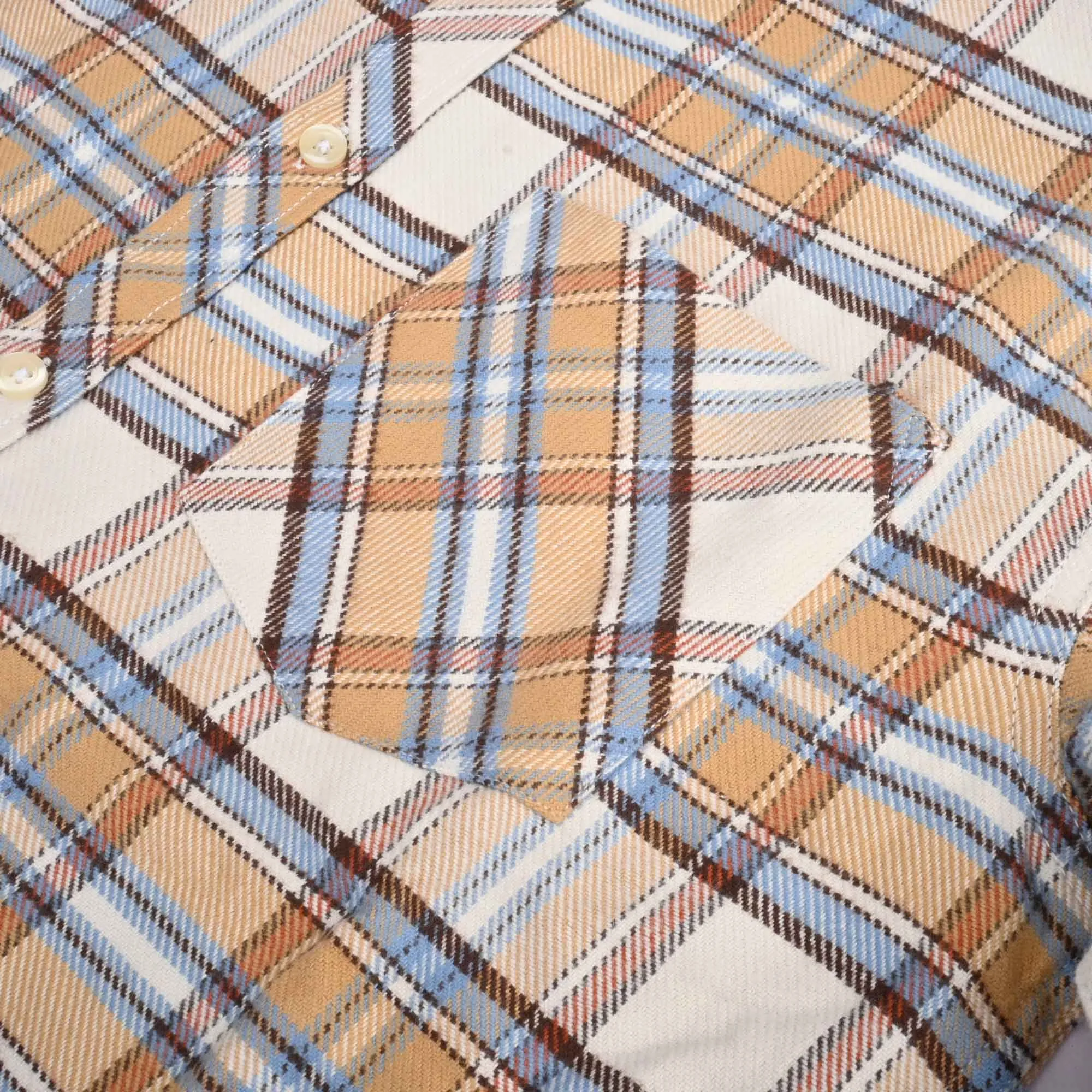 CP Men's Gouda Check Design Regular Fit Casual Shirt