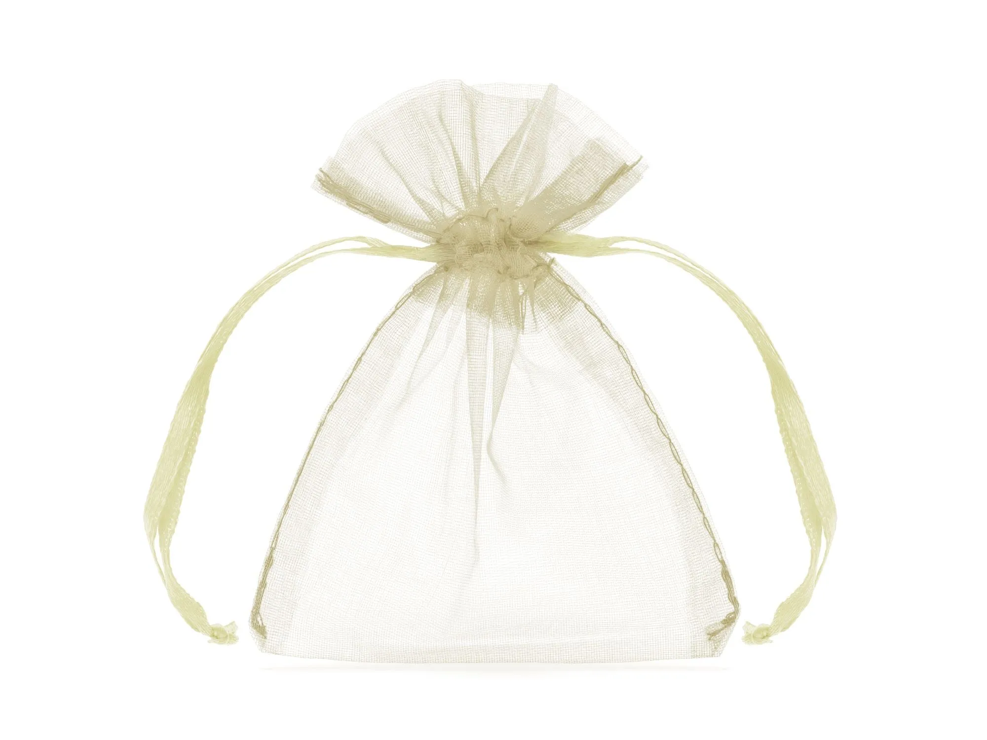 Cream Organza Bags 7.5 X10cm Pack of 10