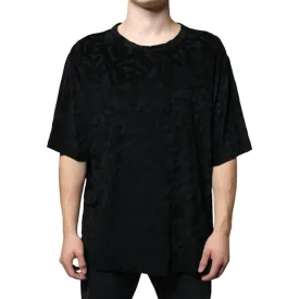 Dolce & Gabbana Black DG Mania Logo Print T-shirt