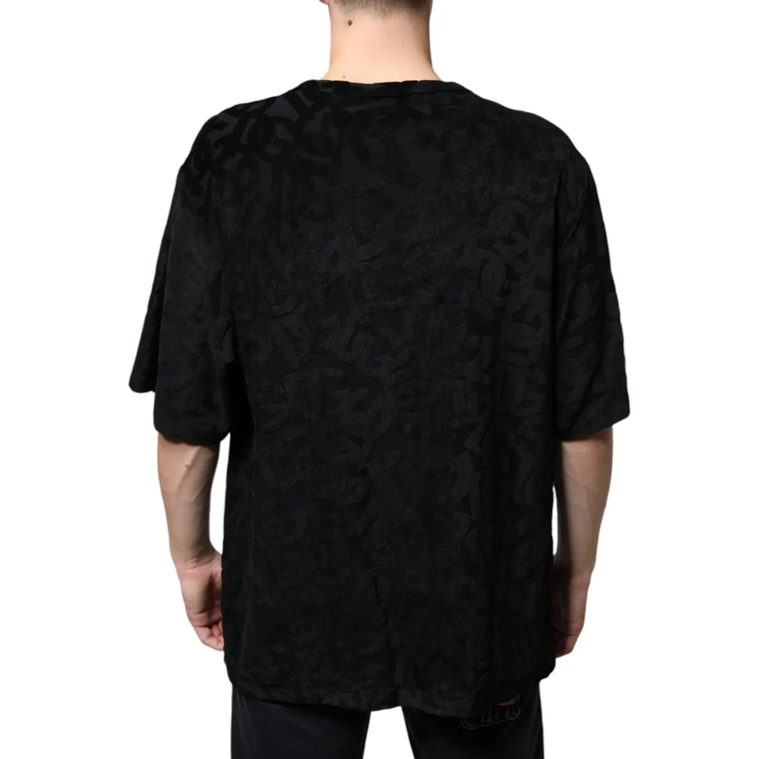 Dolce & Gabbana Black DG Mania Logo Print T-shirt