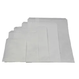 Flat White Paper Bags