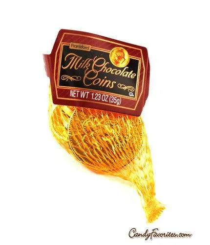 Frankford Milk Chocolate Gold Coin Bags
