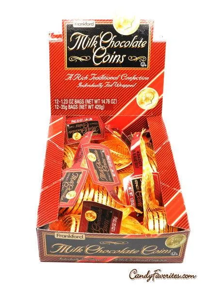 Frankford Milk Chocolate Gold Coin Bags