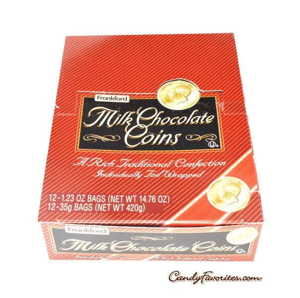 Frankford Milk Chocolate Gold Coin Bags