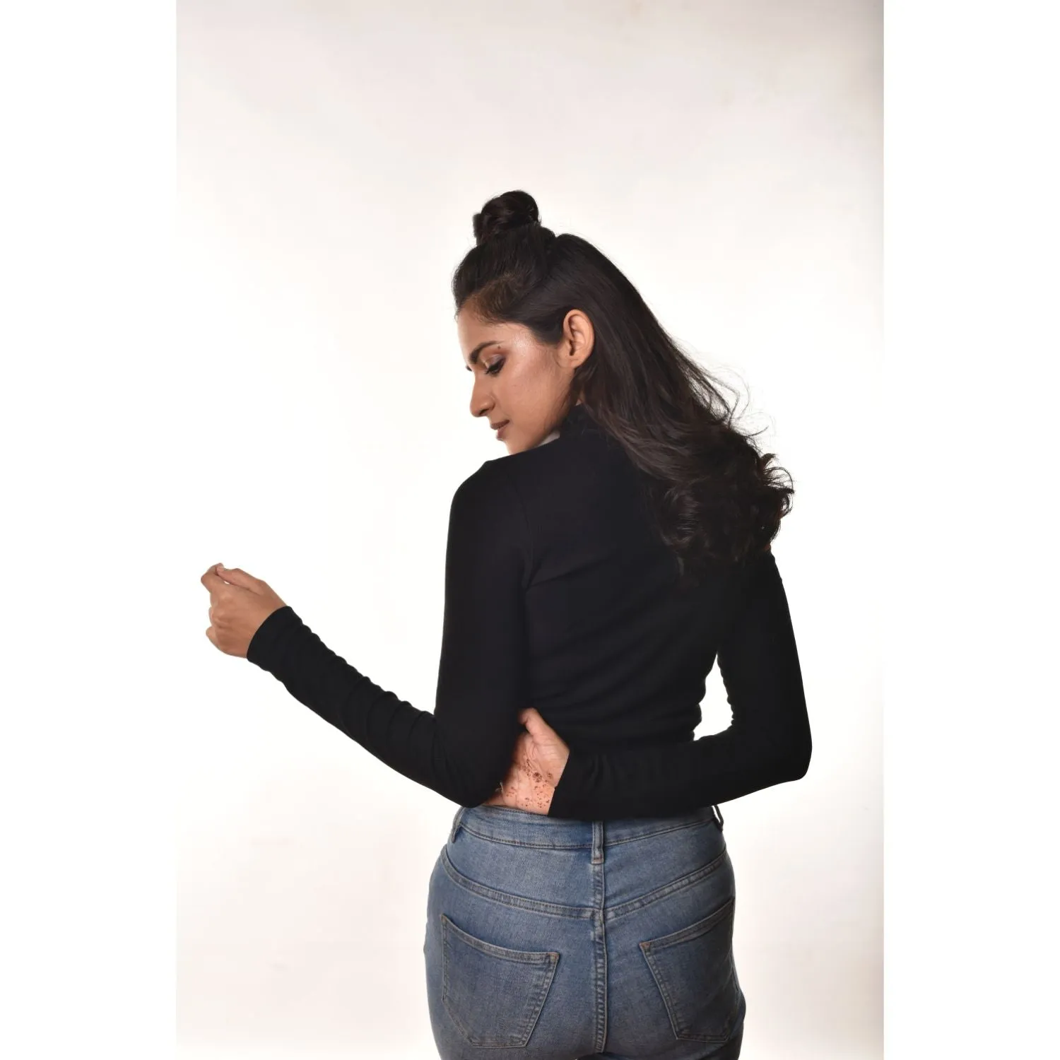 Full Sleeves Blouses - Plus Size