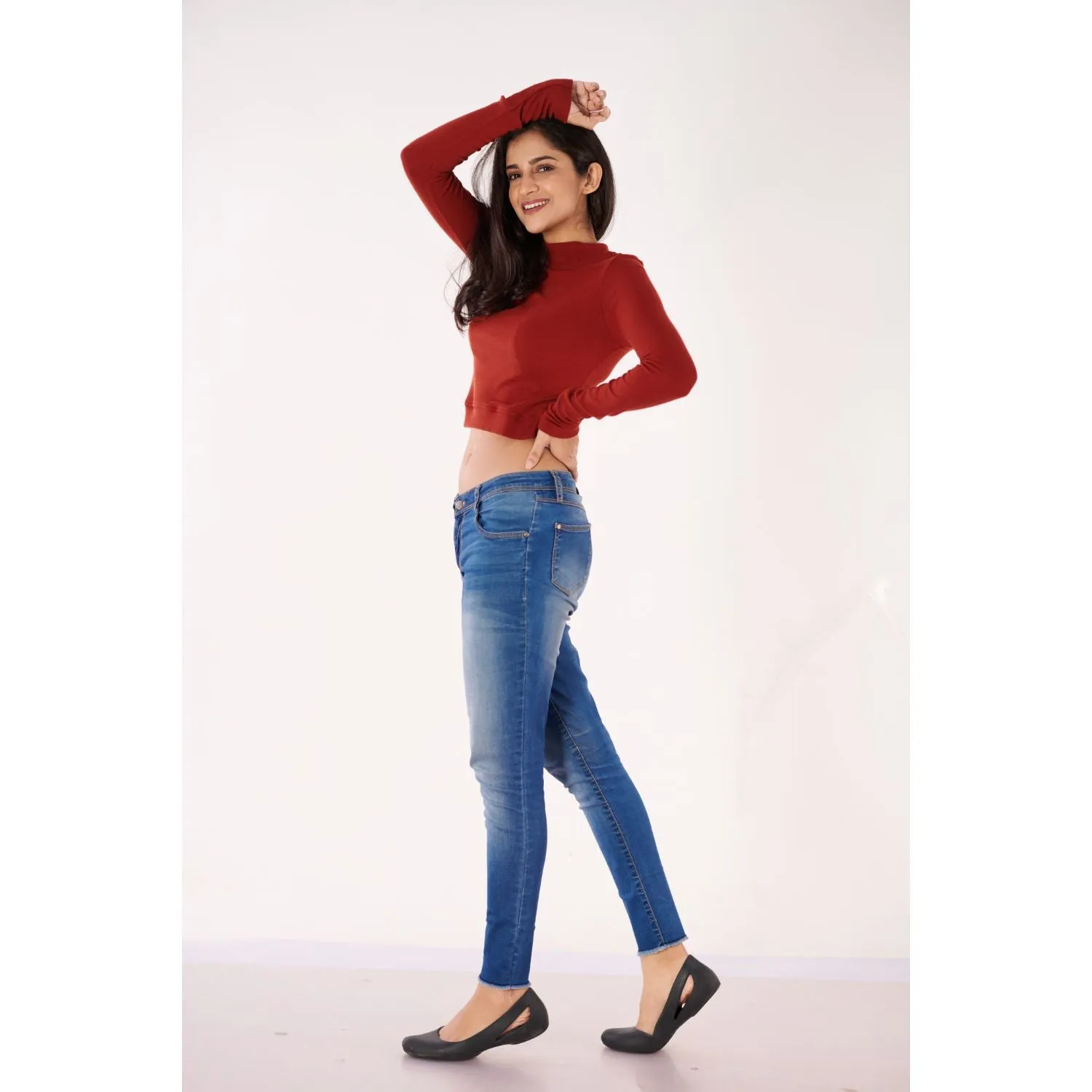 Full Sleeves Blouses - Plus Size