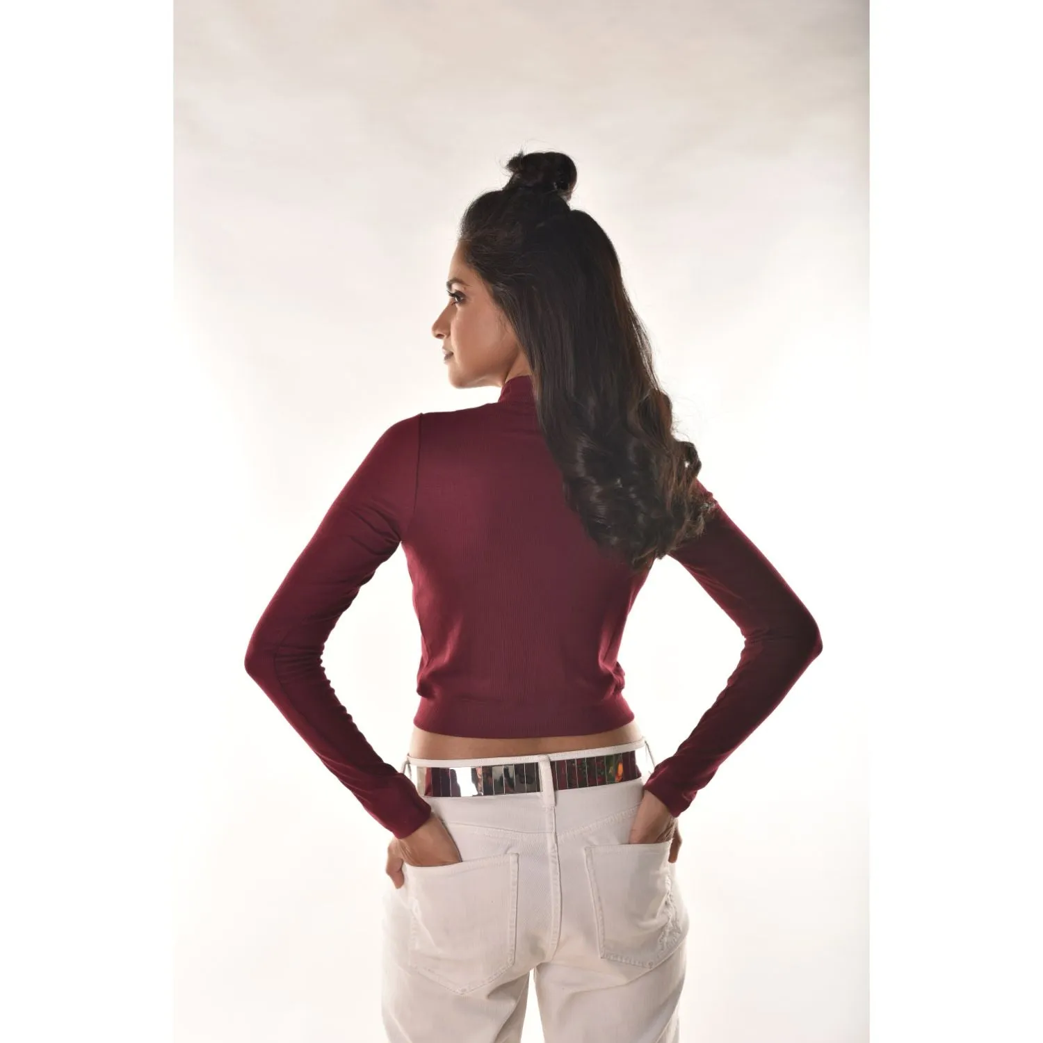 Full Sleeves Blouses - Plus Size