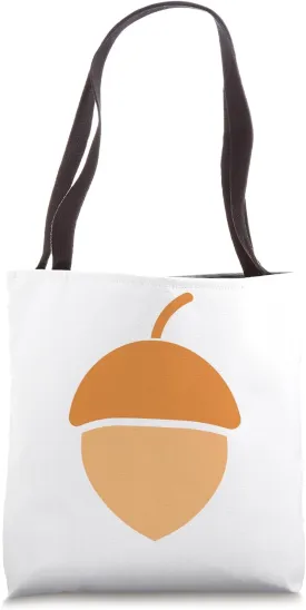 Funny Oak Acorn Small Nut Minimalist Cute simple Acorn Tote Bag
