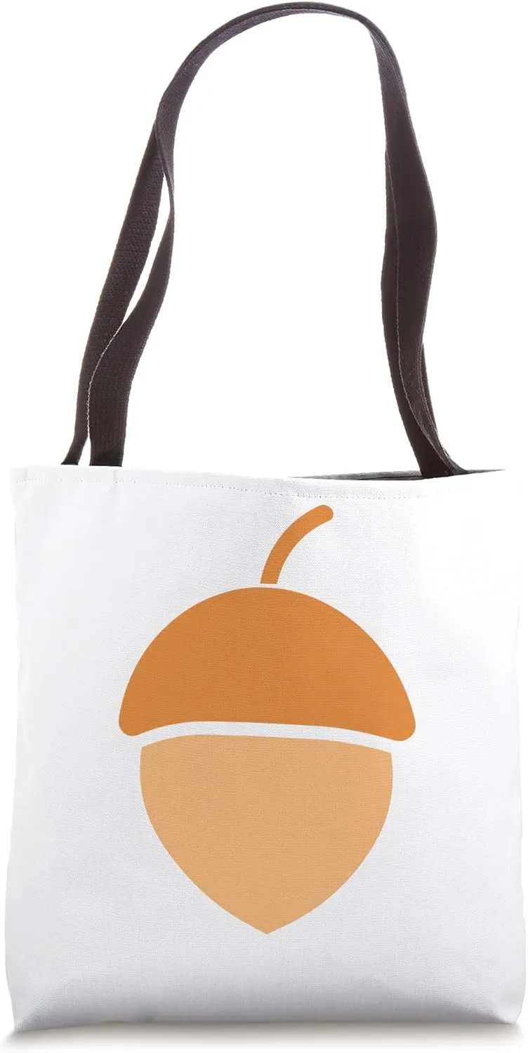 Funny Oak Acorn Small Nut Minimalist Cute simple Acorn Tote Bag