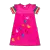 Girl short-sleeved unicorn dress pony cartoon dress printed embroidered cotton round neck dress for girls kids summer dress