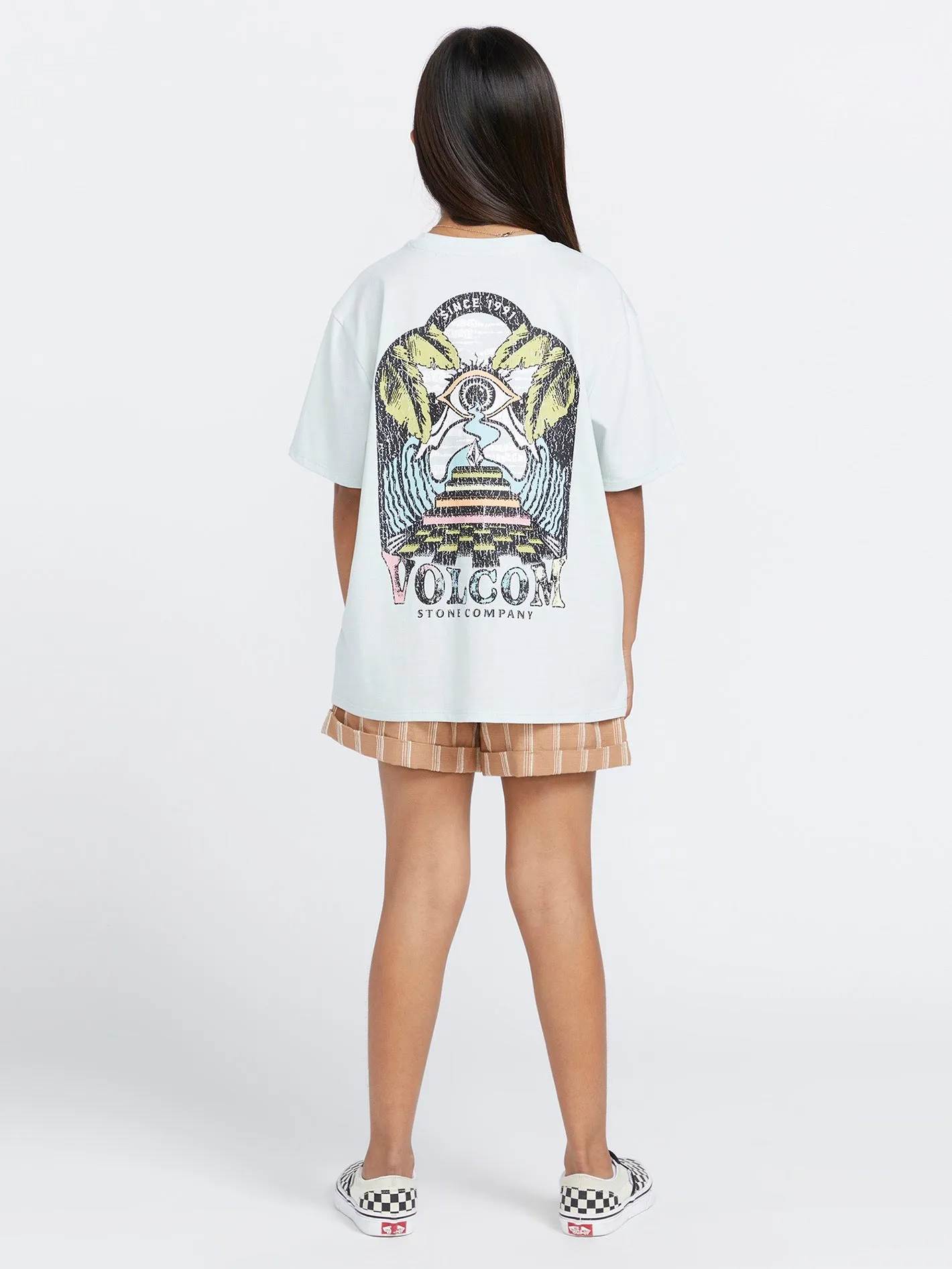 Girls Truly Stoked Bf Tee - Chlorine