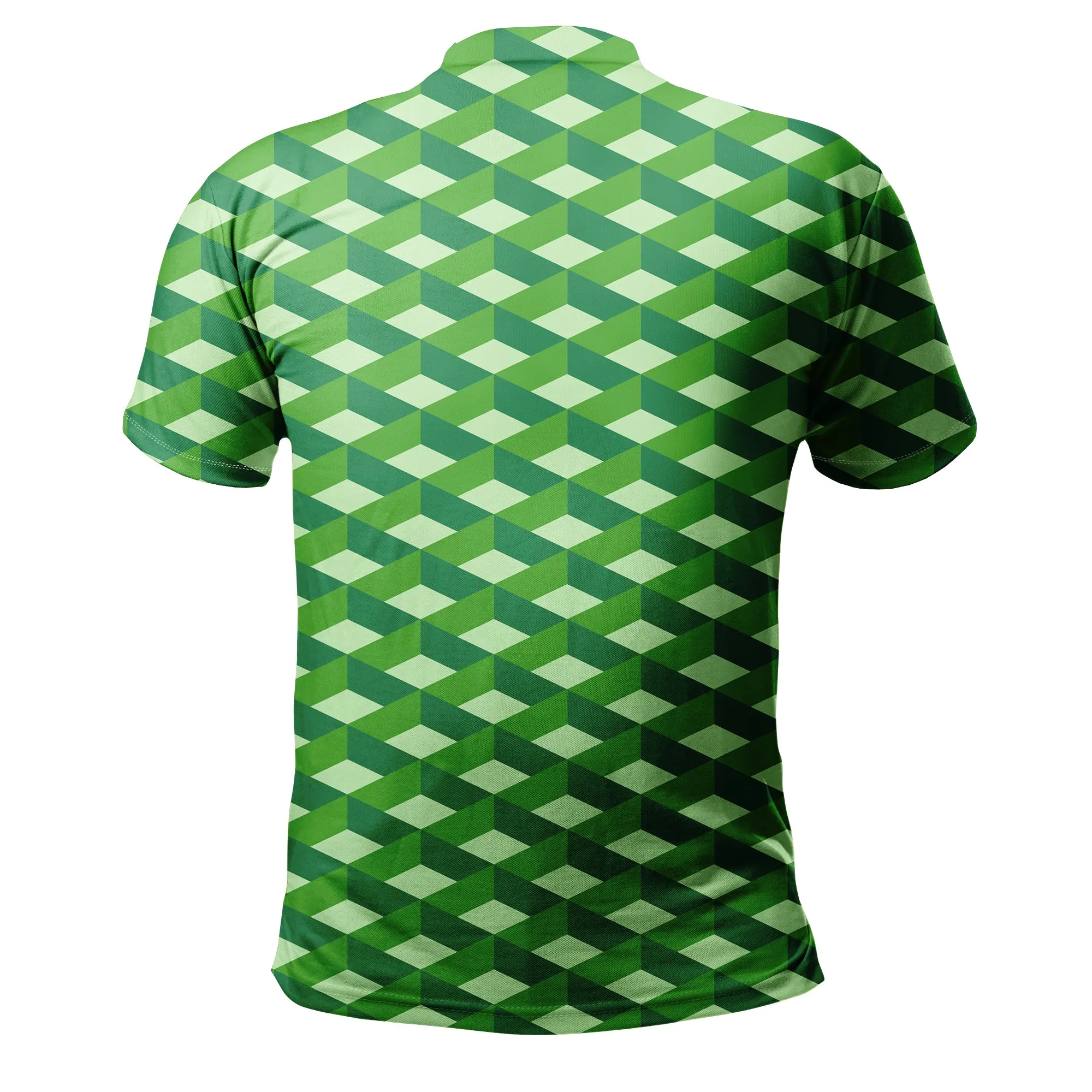 Green Geometrix - Boys' Polo