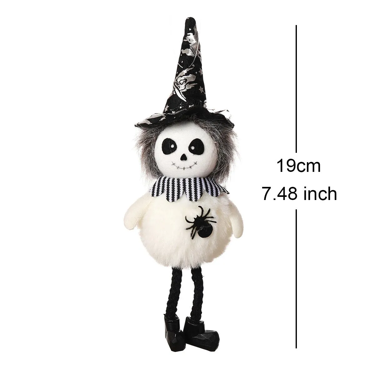 Halloween Doll Bar Pumpkin Ghost Witch Black Cat Pendant Scary Halloween Kids Gift Happy Halloween Party Decor for Home