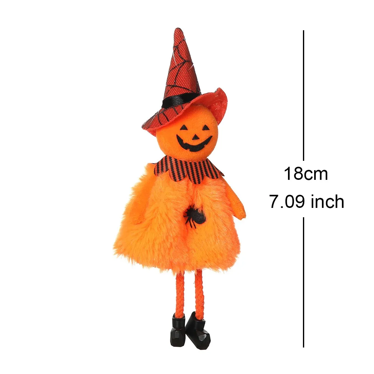 Halloween Doll Bar Pumpkin Ghost Witch Black Cat Pendant Scary Halloween Kids Gift Happy Halloween Party Decor for Home