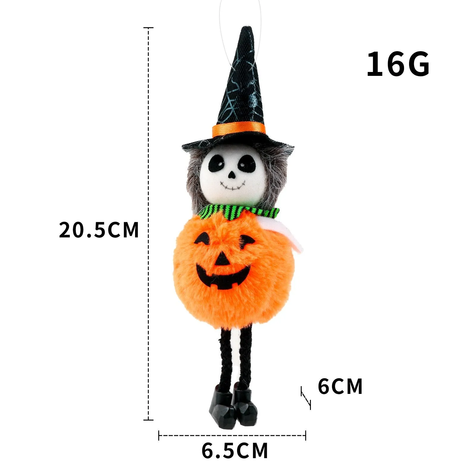 Halloween Doll Bar Pumpkin Ghost Witch Black Cat Pendant Scary Halloween Kids Gift Happy Halloween Party Decor for Home