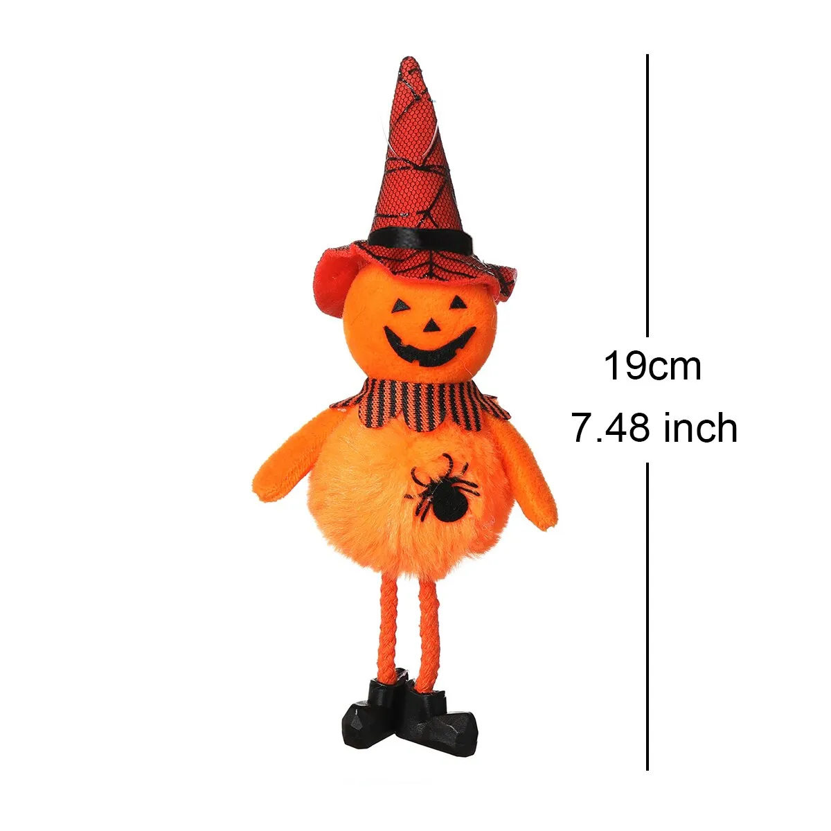Halloween Doll Bar Pumpkin Ghost Witch Black Cat Pendant Scary Halloween Kids Gift Happy Halloween Party Decor for Home