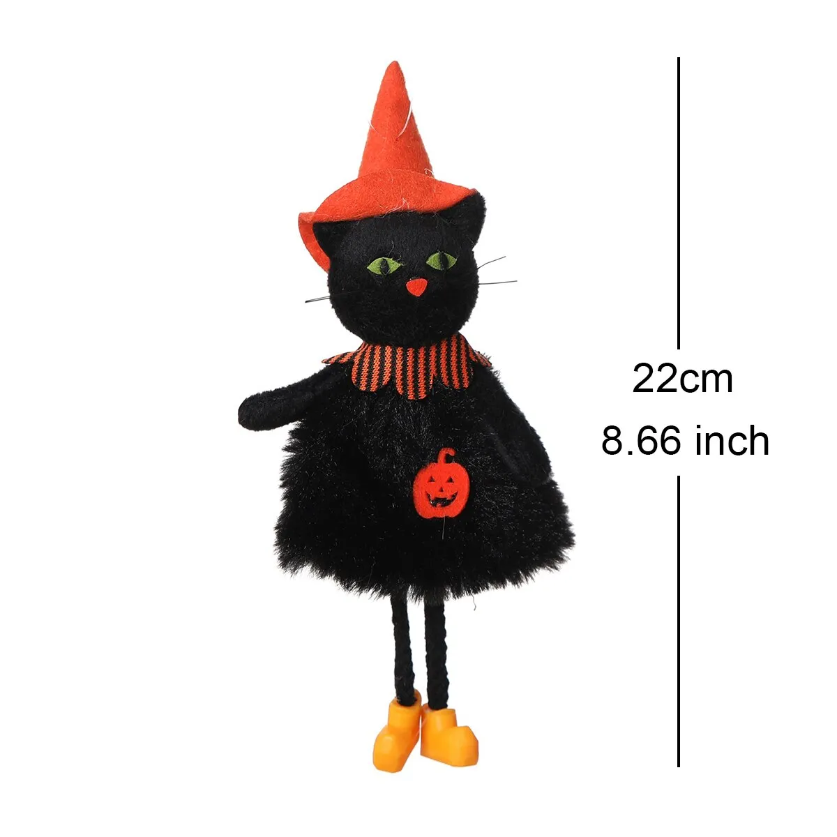 Halloween Doll Bar Pumpkin Ghost Witch Black Cat Pendant Scary Halloween Kids Gift Happy Halloween Party Decor for Home