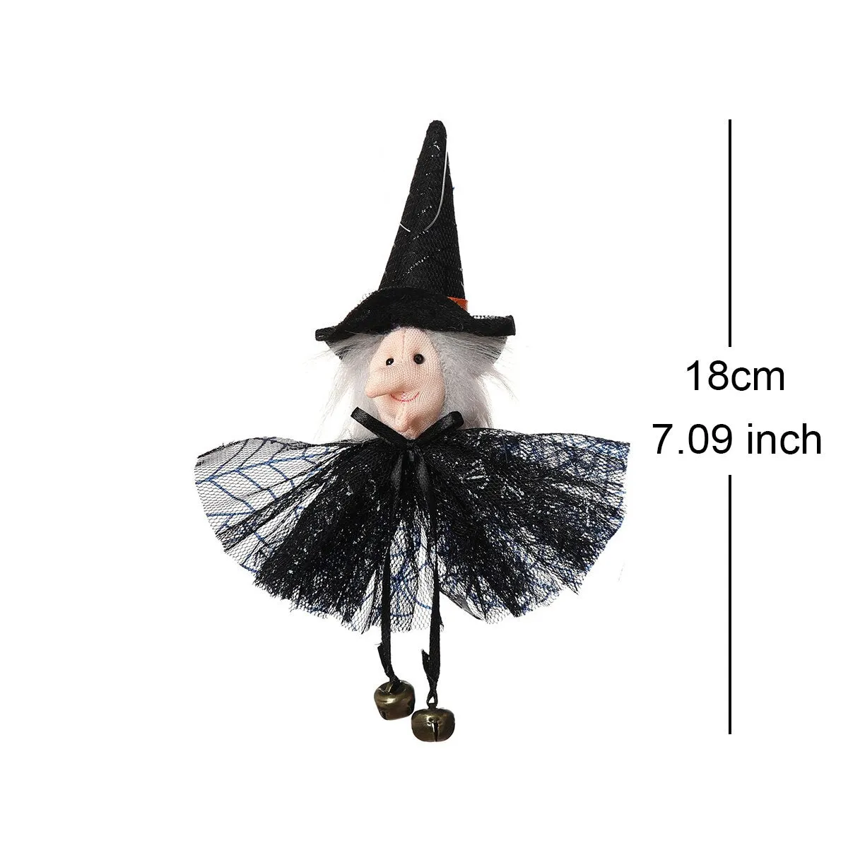 Halloween Doll Bar Pumpkin Ghost Witch Black Cat Pendant Scary Halloween Kids Gift Happy Halloween Party Decor for Home