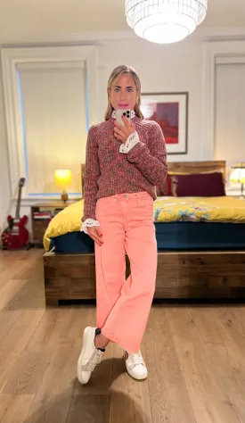 Hi Rise w Belt - Blush
