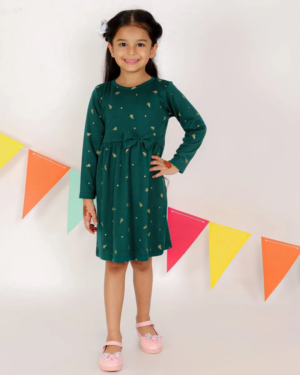 Jingle Jolly Girls Casual Dress