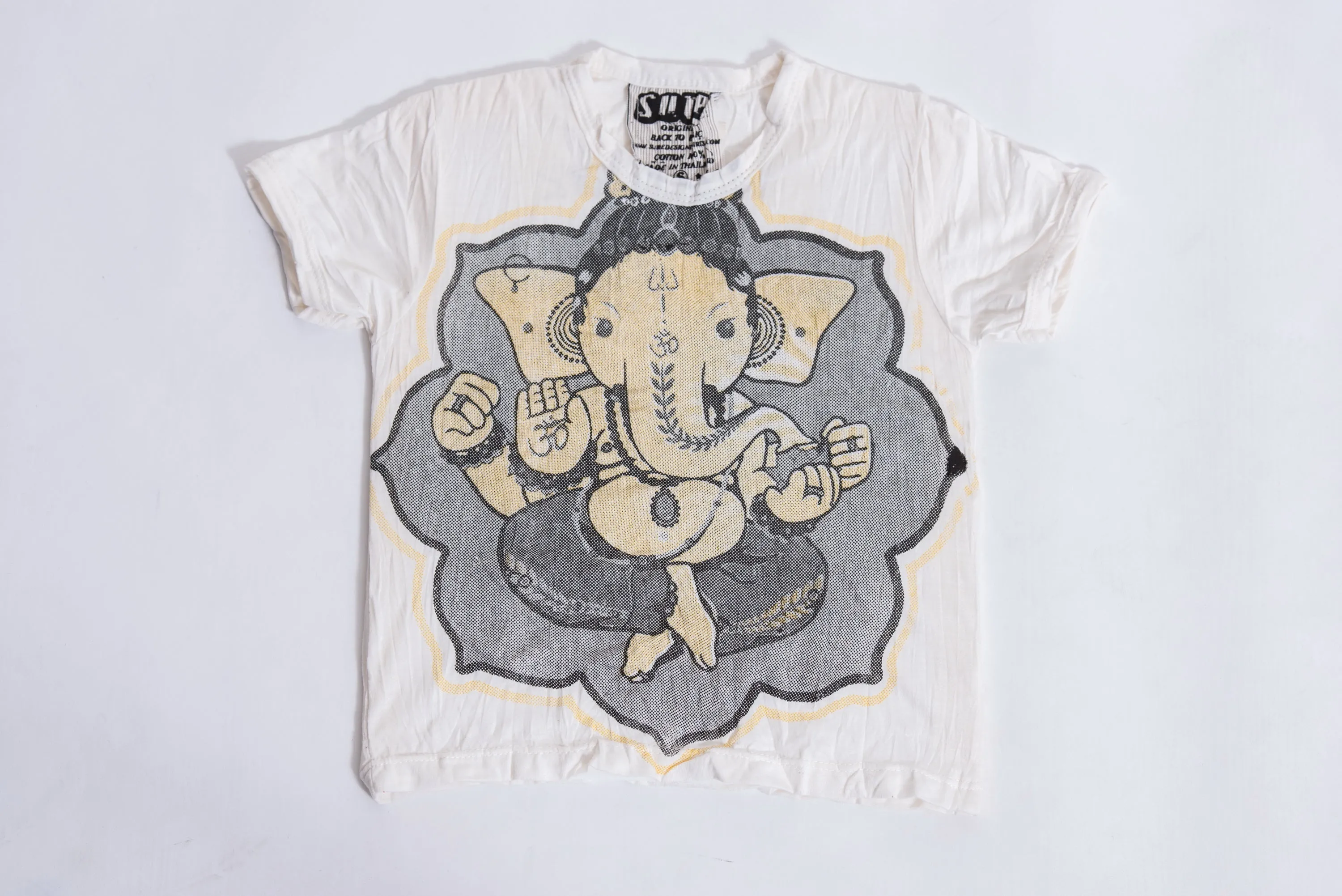Kids Baby Ganesh T-Shirt in White
