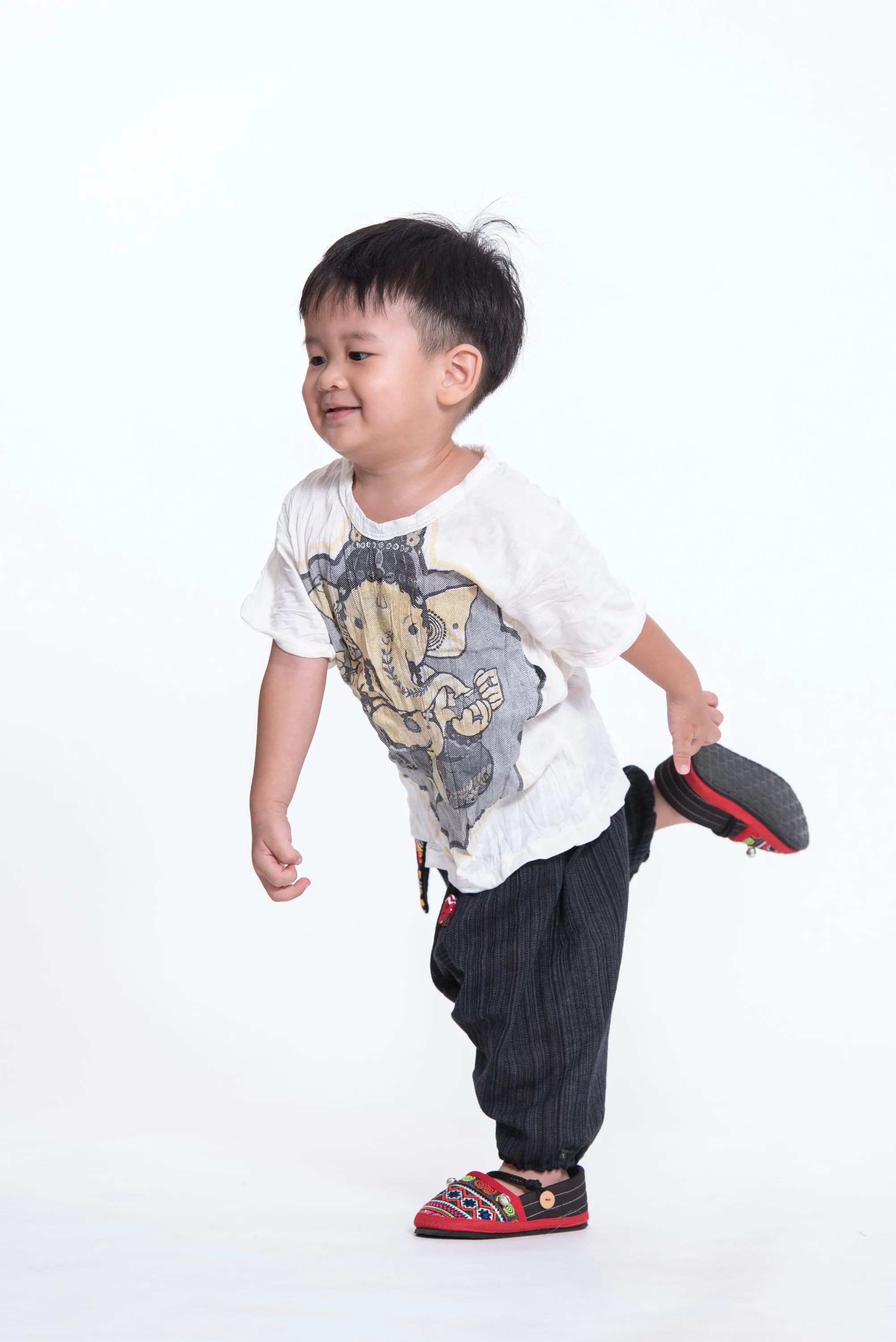 Kids Baby Ganesh T-Shirt in White