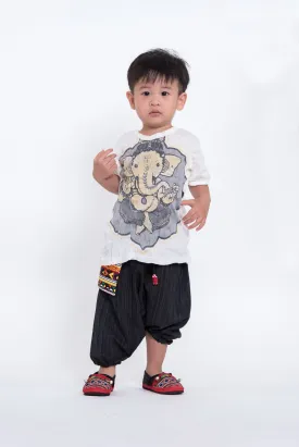 Kids Baby Ganesh T-Shirt in White