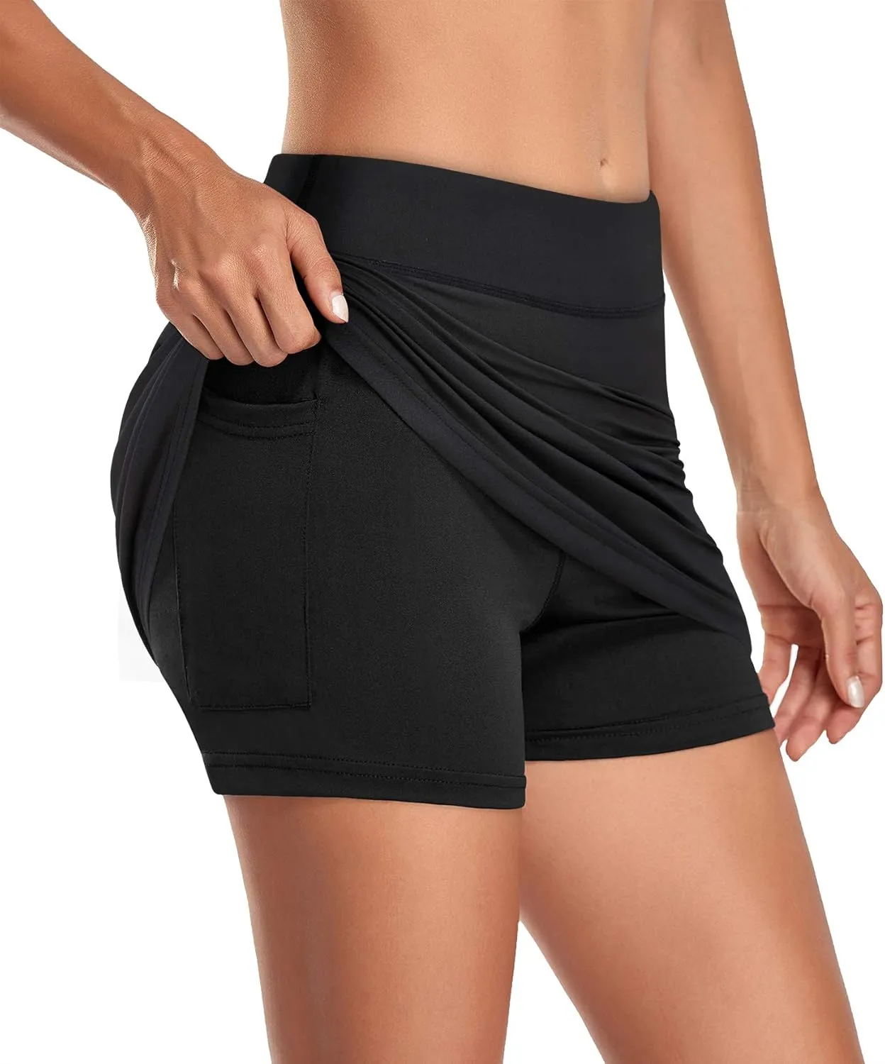 Kimmery Women's Athletic Tennis Skorts Golf Skirts with Pocket Sizes M-3XL
