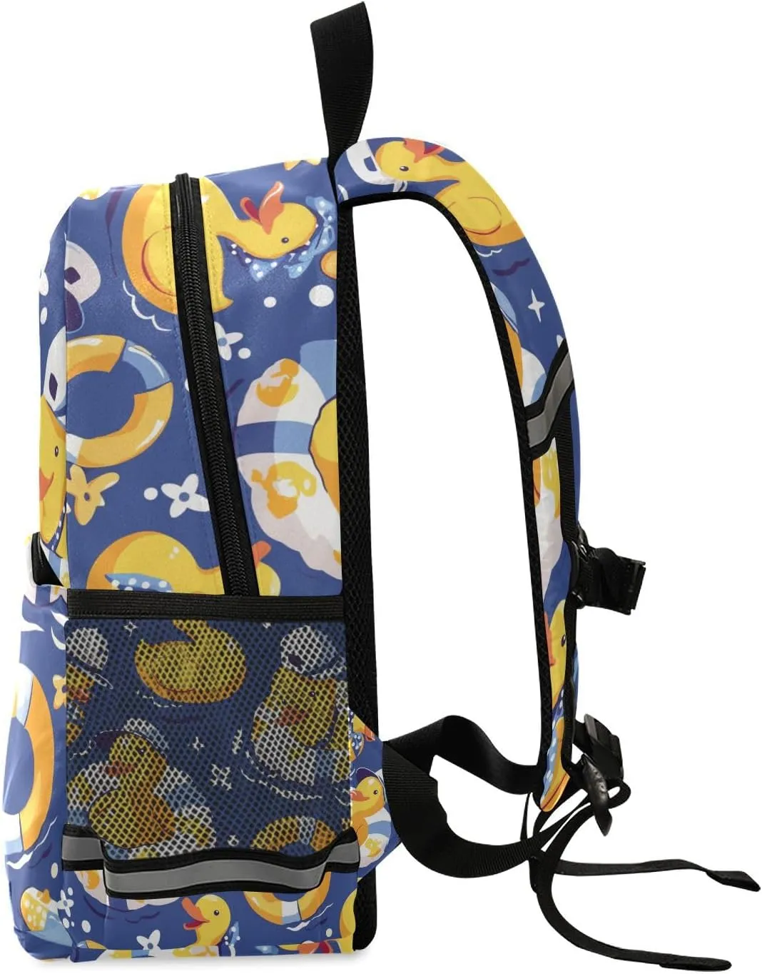 KLL Mini Toddler Girl Backpack Yellow Duck Cartoon Mini Travel Outdoor Daypack Bookbag for Primary School