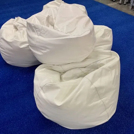 Large White Bean Bags